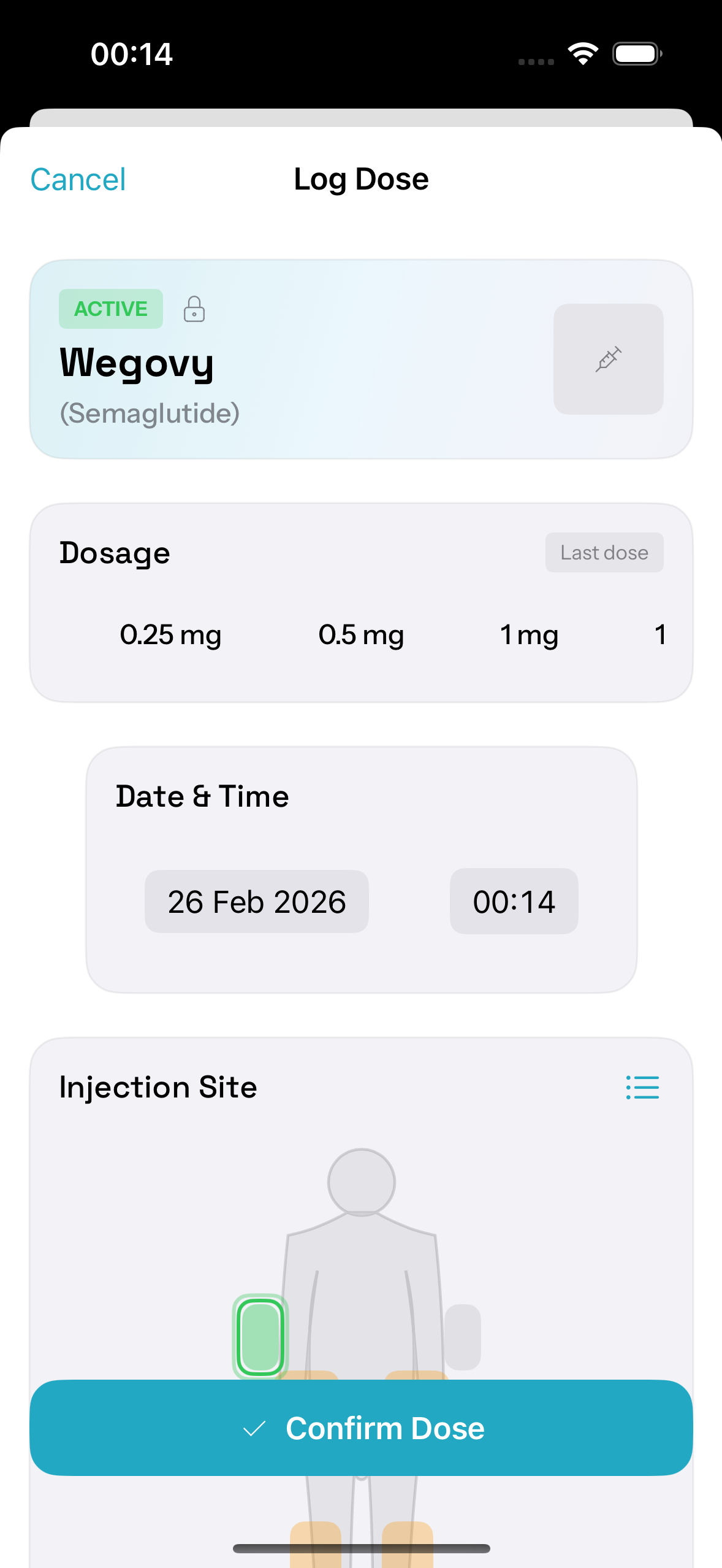 Dose Tracking
